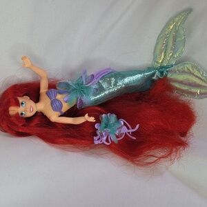 Beautiful Hair Ariel The Little Mermaid Doll Tyco Disney 1992 Vintage